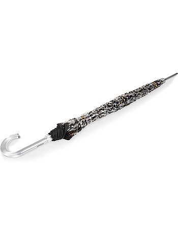 Parapluie canne, cloche transparente, résistance au vent, manuelle femme Isotoner