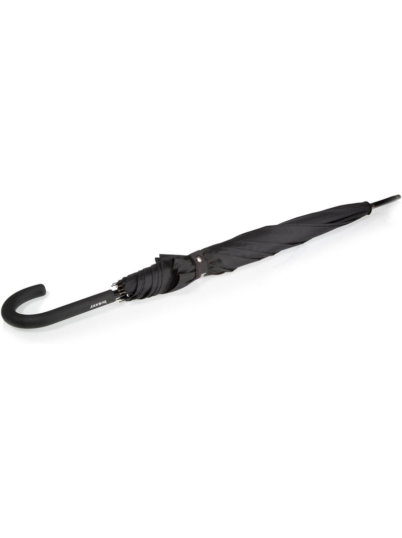 Parapluie canne, dérperlant, solide, ouverture automatique/ fermeture manuelle femme Noir - Kiabi