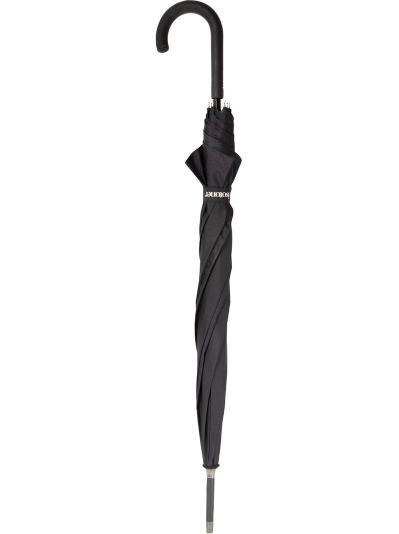 Parapluie canne, dérperlant, solide, ouverture automatique/ fermeture manuelle femme Noir - Kiabi