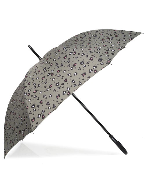 Parapluie canne, dérperlant, solide, ouverture automatique/ fermeture manuelle femme - Kiabi Parapluie canne, dérperlant, solide, ouverture automatique/ fermeture manuelle femme - Kiabi