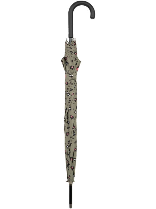 Parapluie canne, dérperlant, solide, ouverture automatique/ fermeture manuelle femme - Kiabi Parapluie canne, dérperlant, solide, ouverture automatique/ fermeture manuelle femme - Kiabi