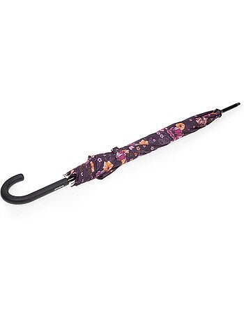 Parapluie canne, dérperlant, solide, ouverture automatique/ fermeture manuelle femme