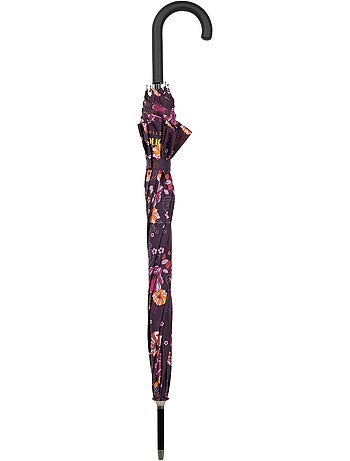 Parapluie canne, dérperlant, solide, ouverture automatique/ fermeture manuelle femme