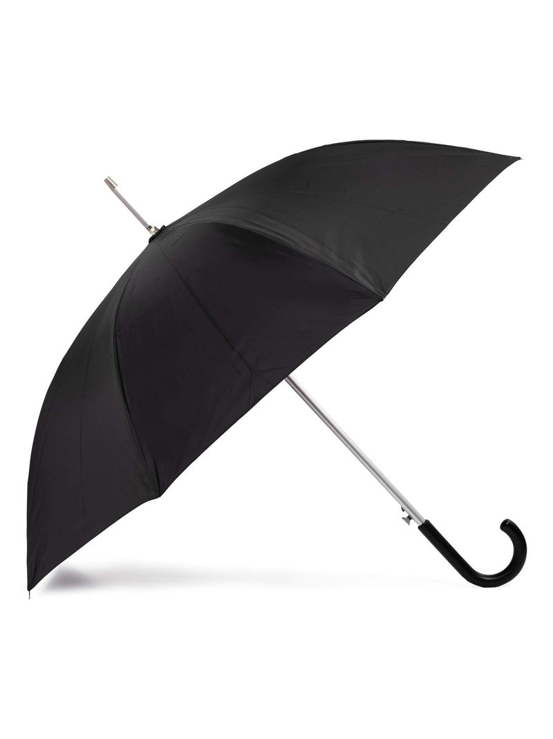 Parapluie canne, solide, ultra déperlant, ouverture automatique/fermeture manuelle adulte Isotoner Noir - Kiabi