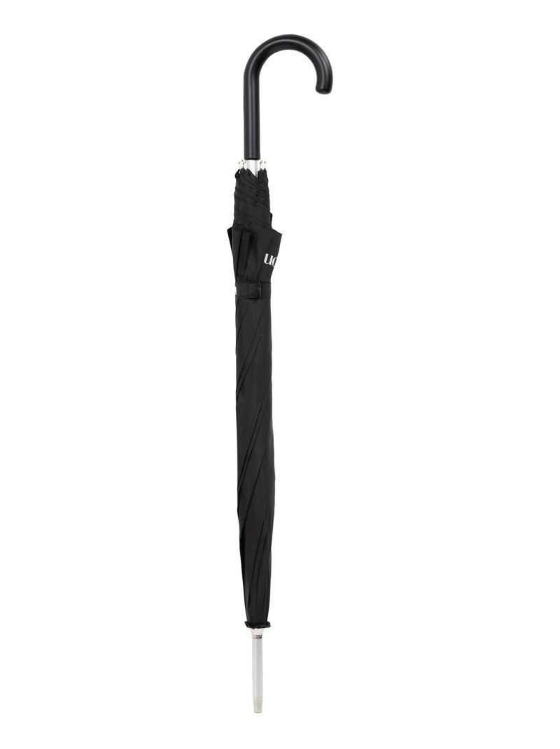 Parapluie canne, solide, ultra déperlant, ouverture automatique/fermeture manuelle adulte Isotoner Noir - Kiabi