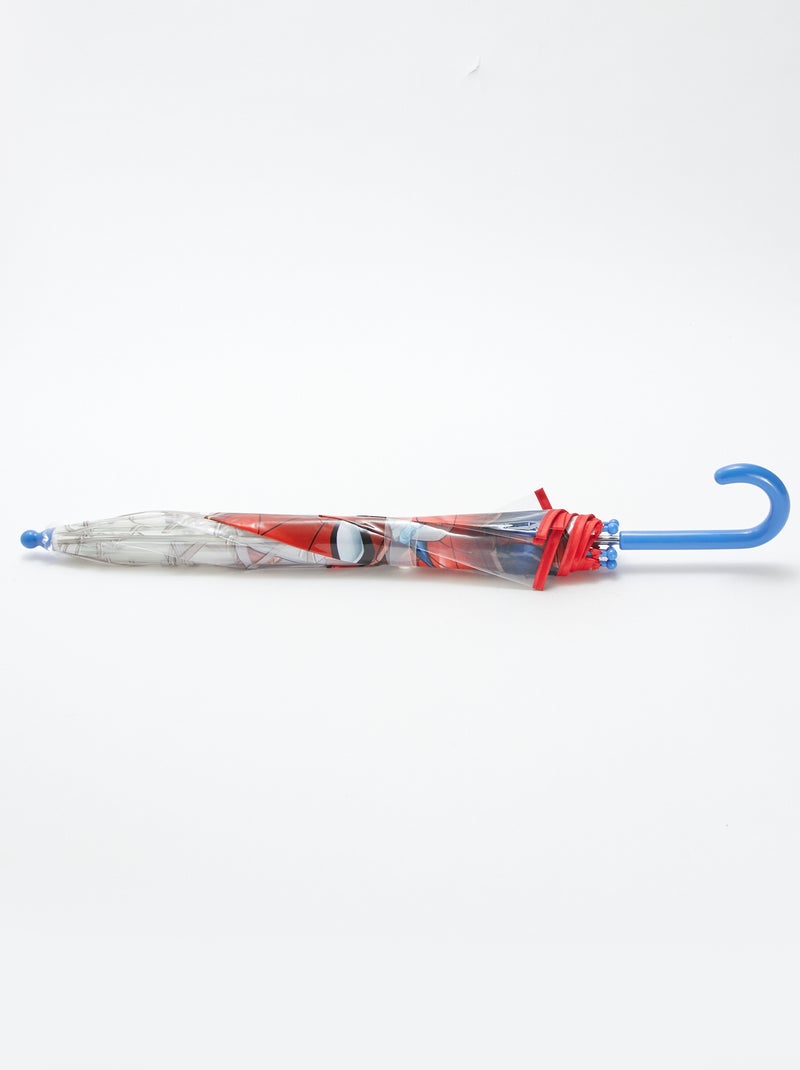 Parapluie canne 'Spiderman' Bleu/rouge - Kiabi