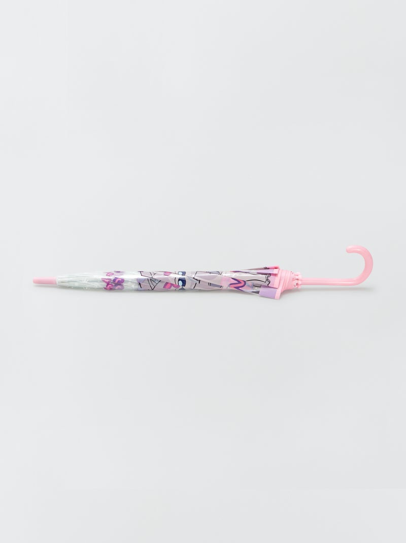 Parapluie canne 'Stitch' Rose - Kiabi