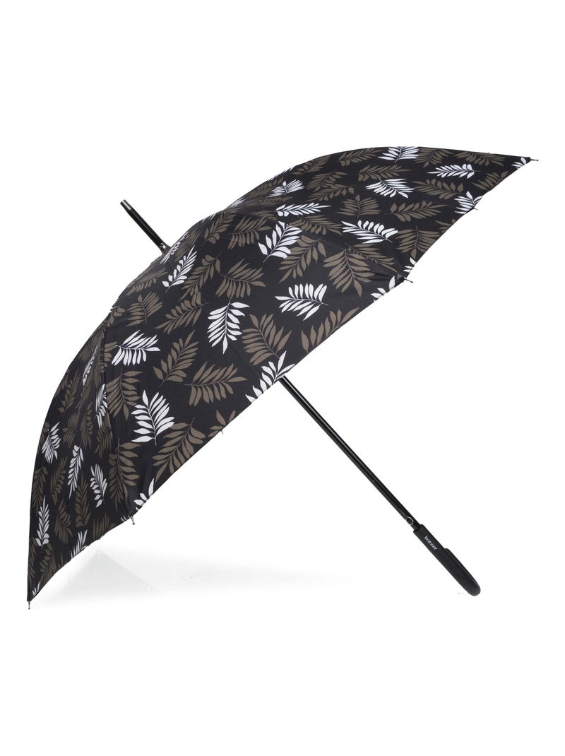 Parapluie canne, ultra-déperlant, solide, ouverture auto/ fermeture manuelle femme Isotoner Kaki - Kiabi