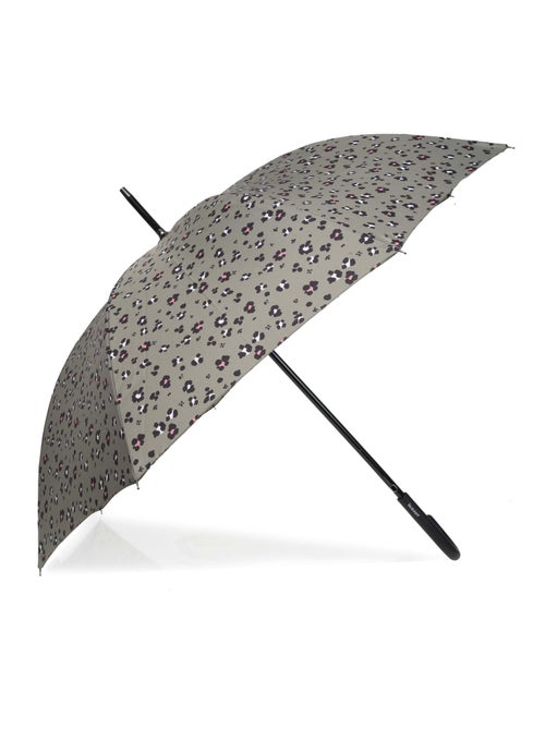 Parapluie canne, ultra-déperlant, solide, ouverture auto/ fermeture manuelle femme Isotoner - Kiabi