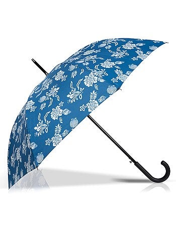 Parapluie canne, ultra dérperlant, solide, ouverture automatique/ fermeture femme Isotoner