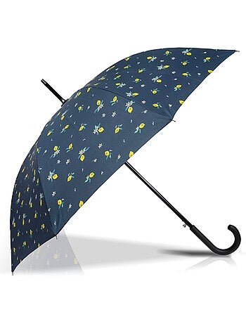 Parapluie canne, ultra dérperlant, solide, ouverture automatique/ fermeture femme Isotoner
