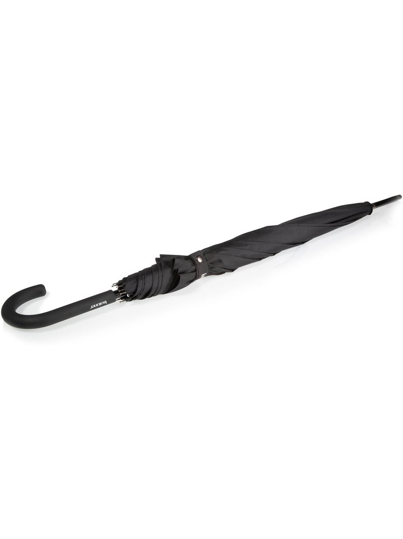 Parapluie canne, ultra dérperlant, solide, ouverture automatique/ fermeture femme Isotoner Noir - Kiabi