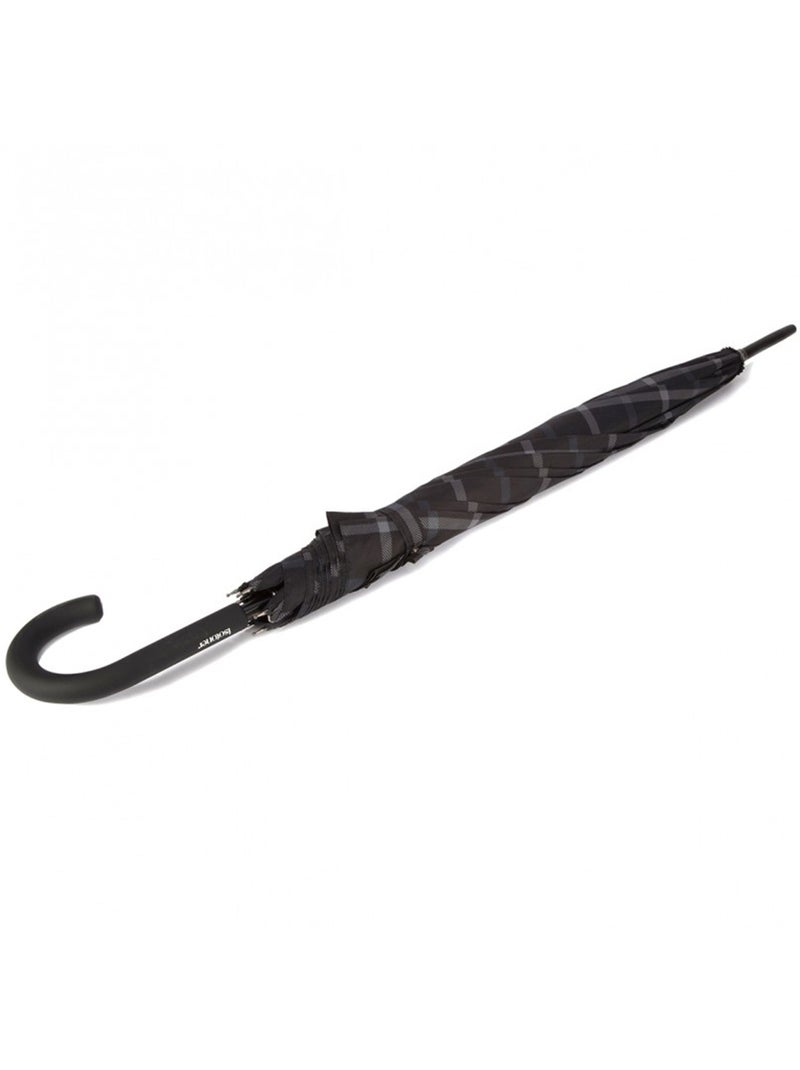 Parapluie canne, ultra dérperlant, solide, ouverture automatique/ fermeture femme Isotoner Noir Gris - Kiabi