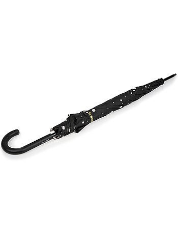 Parapluie canne, ultra dérperlant, solide, ouverture automatique/ fermeture femme Isotoner