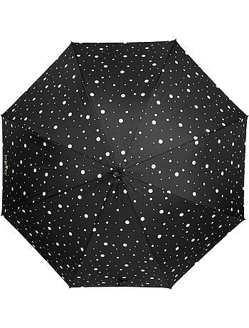 Parapluie canne, ultra dérperlant, solide, ouverture automatique/ fermeture femme Isotoner