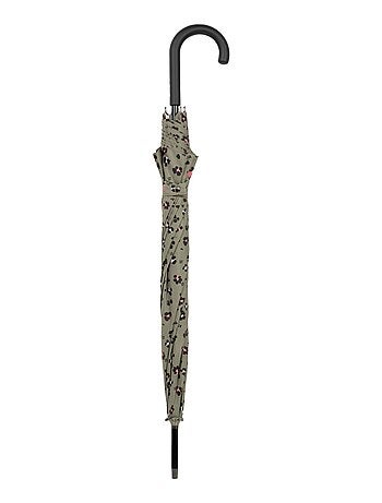 Parapluie canne, ultra dérperlant, solide, ouverture automatique/ fermeture femme Isotoner