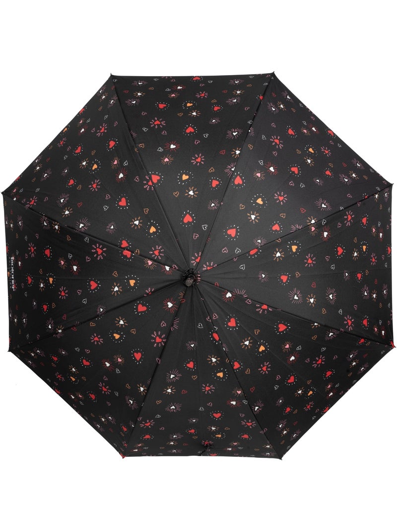 Parapluie canne, ultra dérperlant, solide, ouverture automatique/ fermeture femme Isotoner Rouge - Kiabi