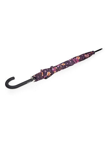 Parapluie canne, ultra dérperlant, solide, ouverture automatique/ fermeture femme Isotoner