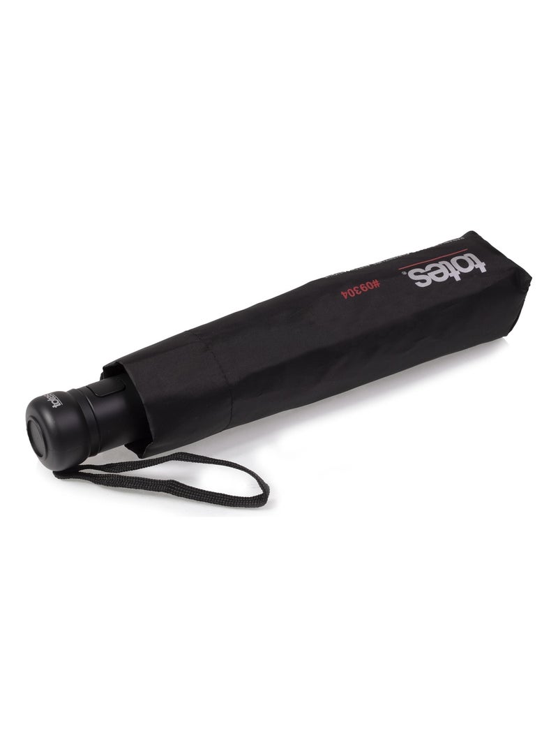Parapluie classique automatique noir Isotoner Noir - Kiabi