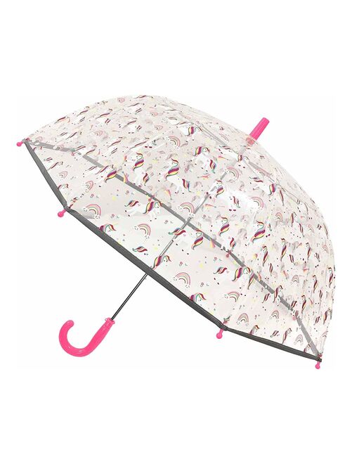 Parapluie cloche enfant transparent, Licorne SMATI - Kiabi