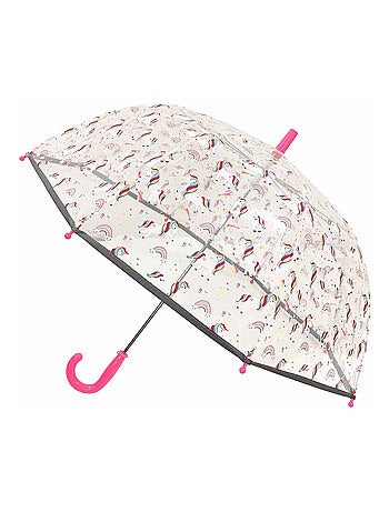 Parapluie cloche enfant transparent, Licorne SMATI