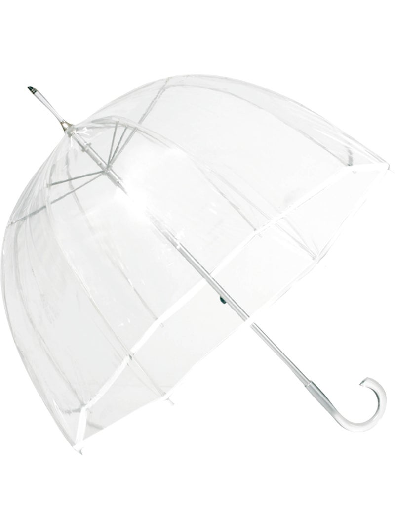 Parapluie cloche transparent canopée de 85 cm femme isotoner Blanc/Transparent - Kiabi