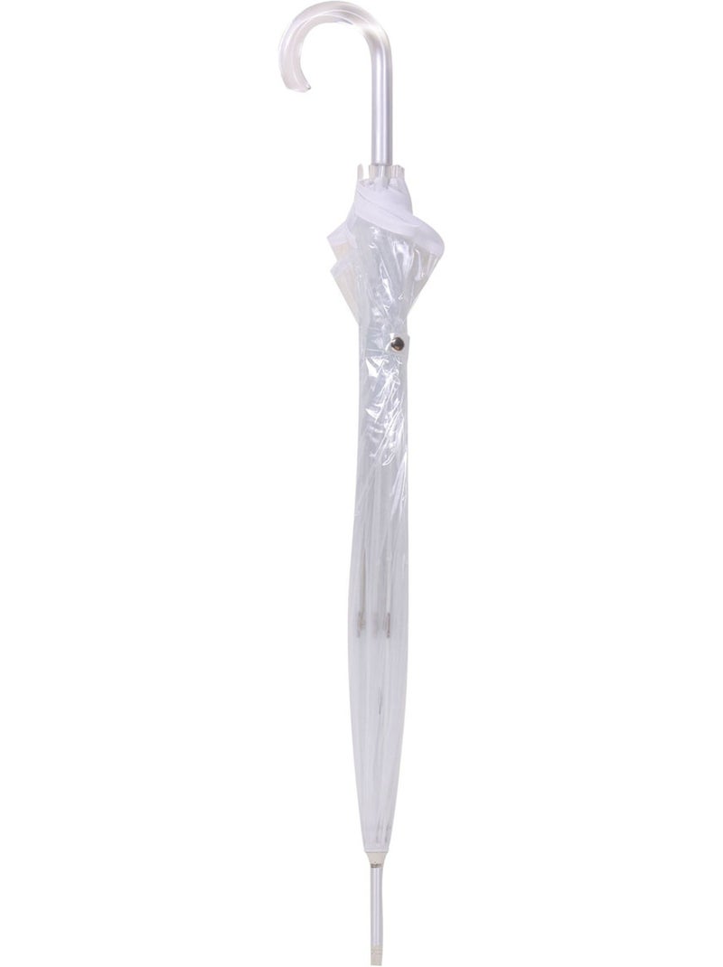 Parapluie cloche transparent canopée de 85 cm femme isotoner Blanc/Transparent - Kiabi