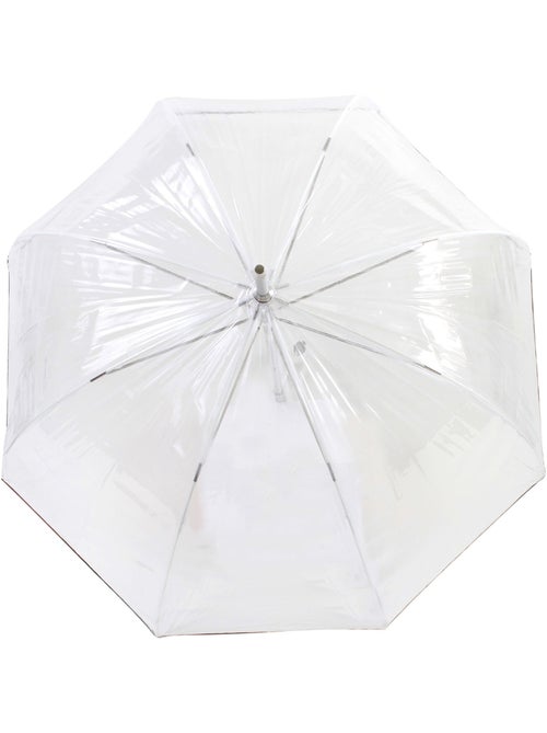Parapluie cloche transparent canopée de 85 cm femme isotoner - Kiabi Parapluie cloche transparent canopée de 85 cm femme isotoner - Kiabi
