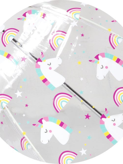 Parapluie cloche transparent, ouverture facile et sécurisante fille Isotoner - Kiabi