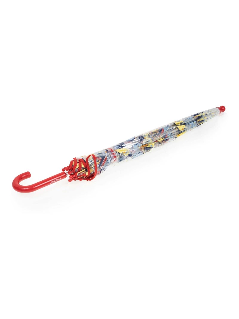 Parapluie cloche transparent, ouverture facile et sécurisante garçon Isotoner Rouge - Kiabi