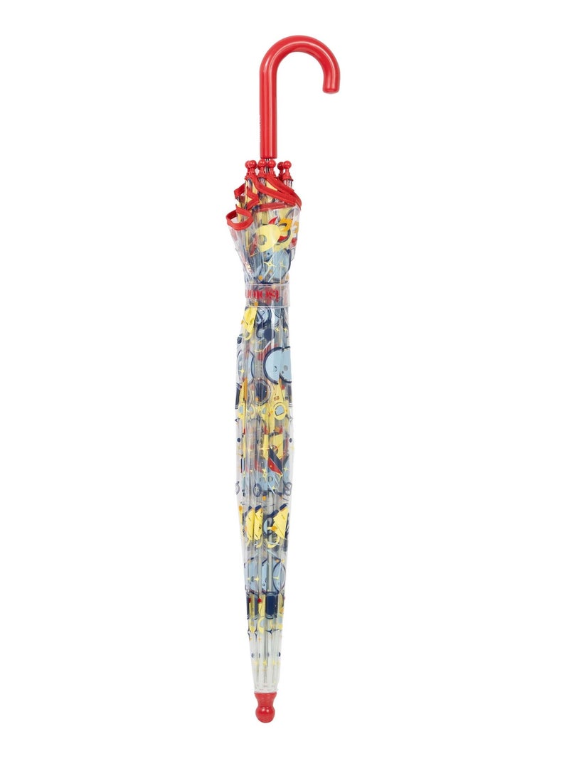 Parapluie cloche transparent, ouverture facile et sécurisante garçon Isotoner Rouge - Kiabi