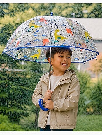 Parapluie cloche transparent, ouverture facile et sécurisante mixte enfant isotoner