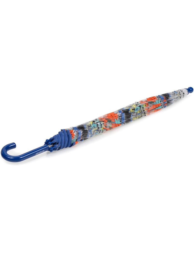 Parapluie cloche transparent, ouverture facile et sécurisante mixte enfant isotoner Bleu - Kiabi