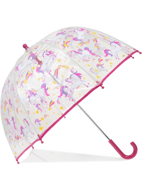 Parapluie cloche transparent, ouverture facile et sécurisante mixte enfant isotoner - Kiabi
