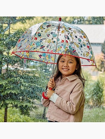 Parapluie cloche transparent, ouverture facile et sécurisante mixte enfant isotoner