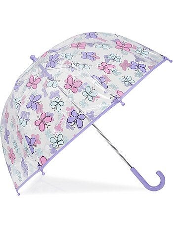 Parapluie cloche transparent, ouverture facile et sécurisante mixte enfant isotoner