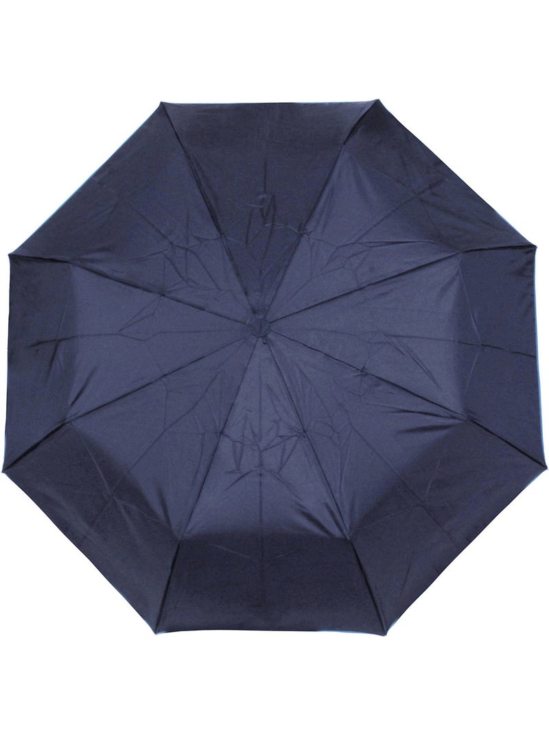 Parapluie compact 16,5cm, solide, déperlant, à ouverture manuelle femme isotoner Bleu marine - Kiabi