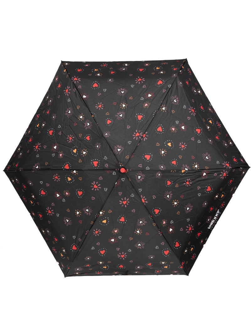 Parapluie compact 16,5cm, solide, déperlant, à ouverture manuelle femme isotoner Rouge - Kiabi