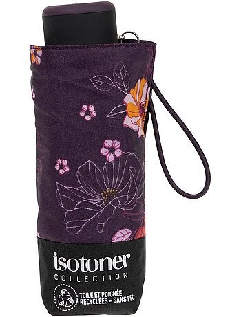 Parapluie compact 16,5cm, solide, déperlant, à ouverture manuelle femme isotoner