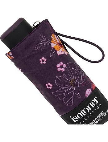 Parapluie compact 16,5cm, solide, déperlant, à ouverture manuelle femme isotoner