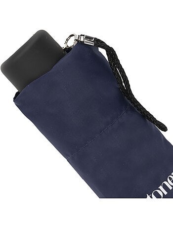 Parapluie compact 17,5 cm, solide, ouverture/fermeture manuelle mixte adulte isotoner