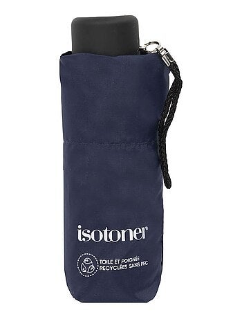 Parapluie compact, solide, ouverture/fermeture manuelle mixte adulte Isotoner