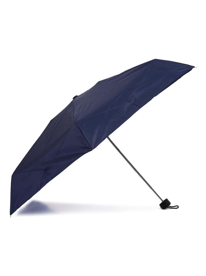 Parapluie compact, solide, ouverture/fermeture manuelle mixte adulte Isotoner Bleu marine - Kiabi