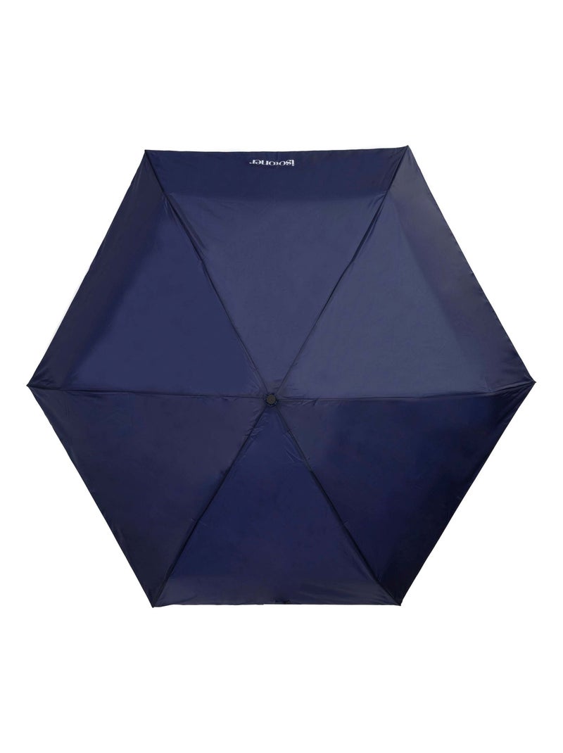 Parapluie compact, solide, ouverture/fermeture manuelle mixte adulte Isotoner Bleu marine - Kiabi