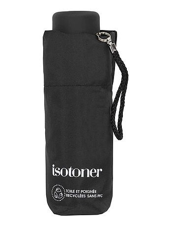 Parapluie compact, solide, ouverture/fermeture manuelle mixte adulte Isotoner