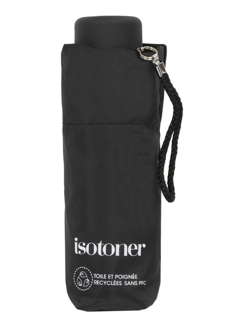 Parapluie compact, solide, ouverture/fermeture manuelle mixte adulte Isotoner Noir - Kiabi