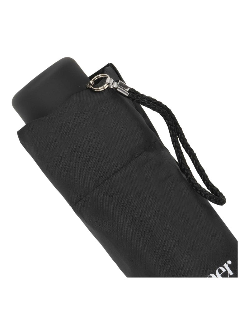 Parapluie compact, solide, ouverture/fermeture manuelle mixte adulte Isotoner Noir - Kiabi