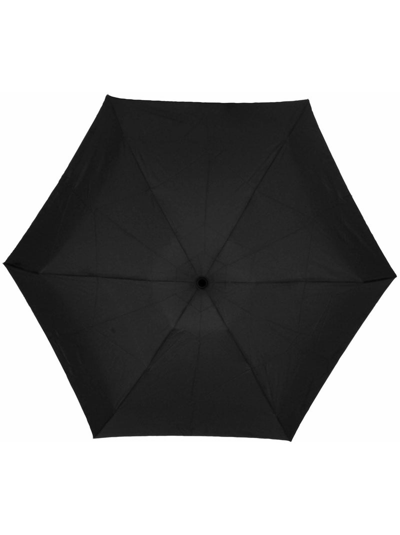Parapluie compact, solide, ultra déperlant, à ouverture manuelle femme Isotoner Noir - Kiabi