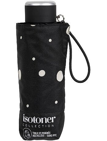 Parapluie compact, solide, ultra déperlant, à ouverture manuelle technologie femme Isotoner