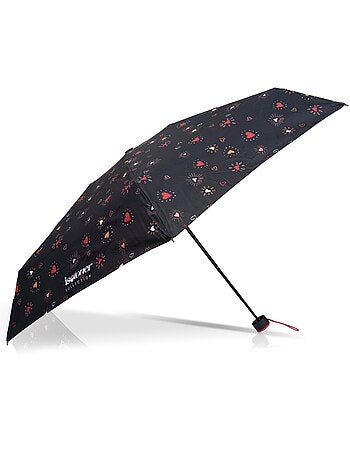 Parapluie compact, solide, ultra déperlant, à ouverture manuelle technologie femme Isotoner